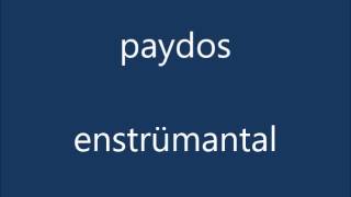 paydos   ( enstrümantal ) özkan demirkol