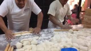 Como Se Trabaja El Pan Blanco Teleras En Slowmotion Panificadora Sanme
