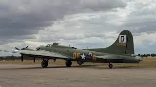 B-17G Flying Fortress ‘Sally B’ (Memphis belle paint) engine start and takeoff -IWM Duxford- B-17G Flying Fortress ‘Sally B’ (Memphis belle paint) engine start and takeoff -IWM Duxford-
