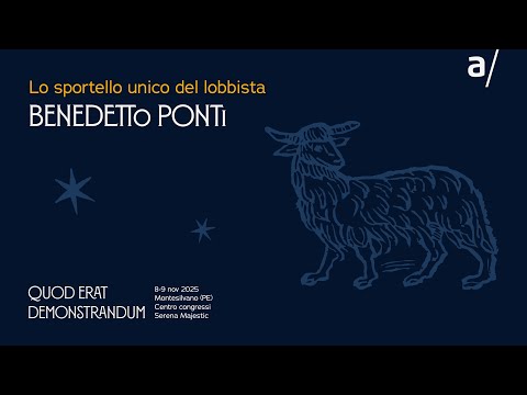 EMD2025 | The One-Stop Shop for Lobbyists – Benedetto Ponti