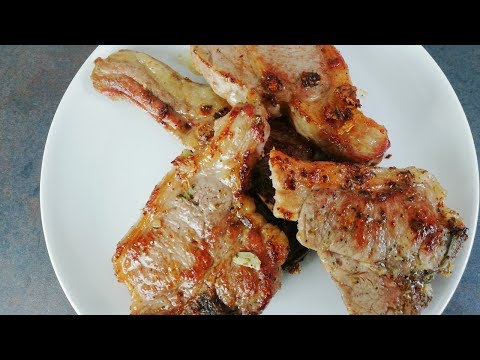 Garlic, Ginger & Herb Crusted Lamb Chops