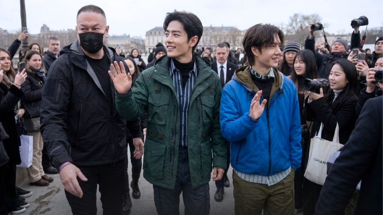 🔴Полное видео с мероприятия Loewe! Ван Ибо и Сяо Чжань поразили поклонников своими кудрявым