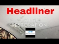 Headliner Restoration:Stain removal, Spot removal, smoke, discoloration, coffee, soda, water marks!!