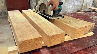 Ingenious Techniques and Skills Woodworking Worker // The Best Wood Recycling Woodworking Projects