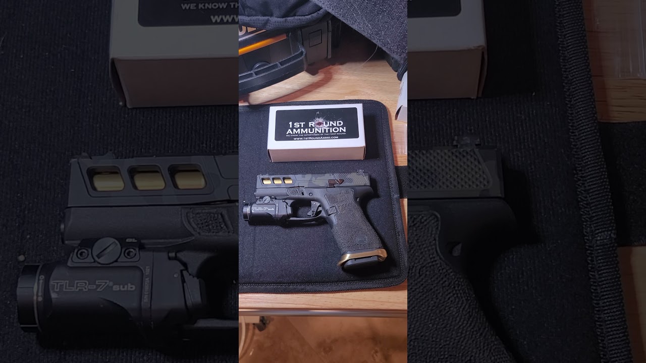 Why Fiber Optics need a WML weapon mounted light Glock 43x MOS & Streamlight TLR-7 Sub