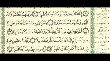 سورة الإنسان من 11 الي 16 Surt Al insan