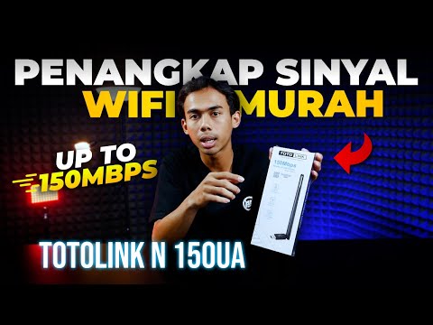 Solusi MUDAH dan MURAH untuk Sinyal WiFi Laptop LEMOT Review USB WiFi Totolink N150UA by WifiPedia