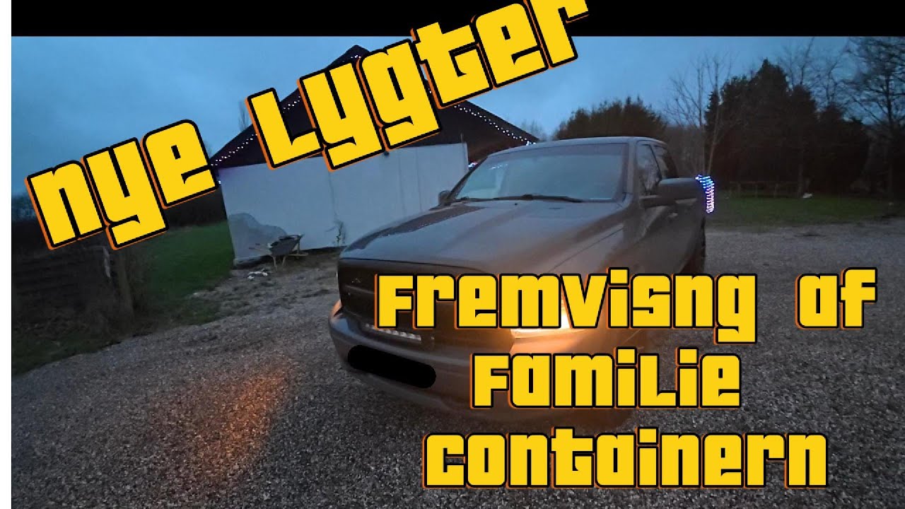 STORE Forlygter. Værksted. og fremvisning af værdags bilen :)