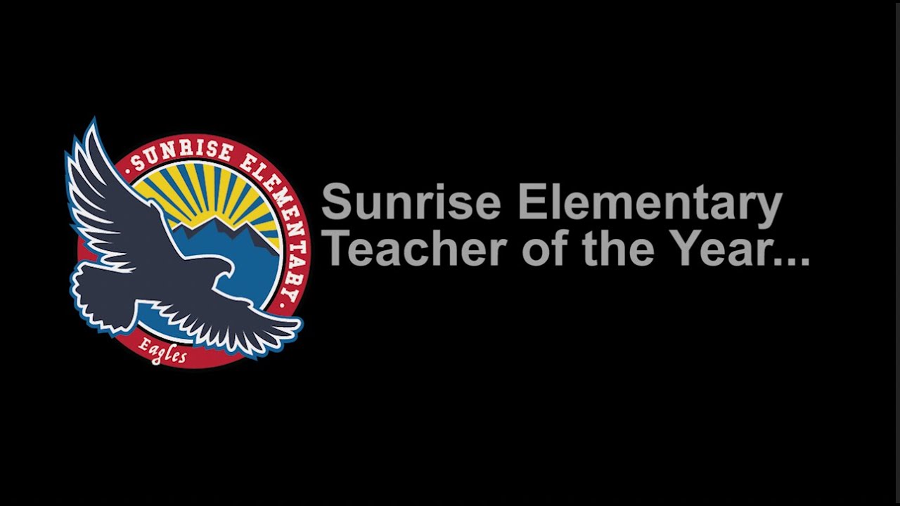 Sunrise  Elementary Teacher of the Year 2020