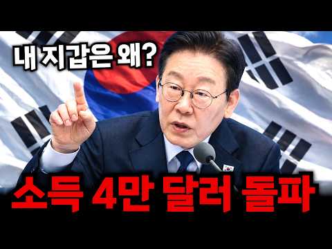 한국인 1인당 GDP 4만 달러 시대가 옵니다ㄷㄷ