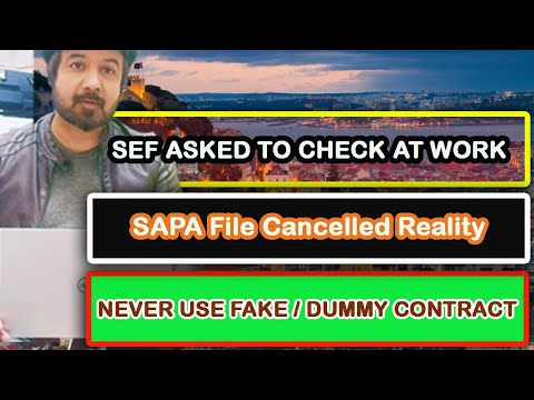 SEF will check at Work | SAPA file Cancelled by immigration update | infoStation