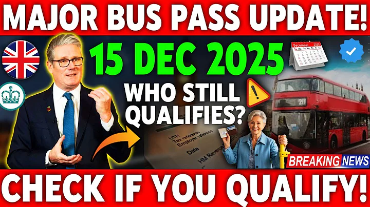 💥 Big Alert | UK Bus Pass Changes | 15th December 2025 Shocking Impact!