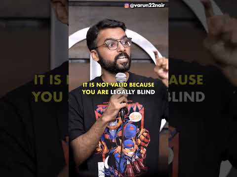 legally blind? #standupcomedy