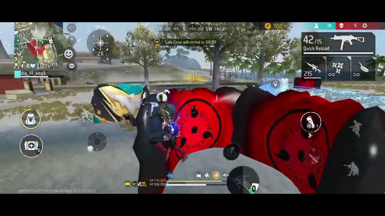 solo vs squad gameplay 12 kill full match gameplay video free fire max ...