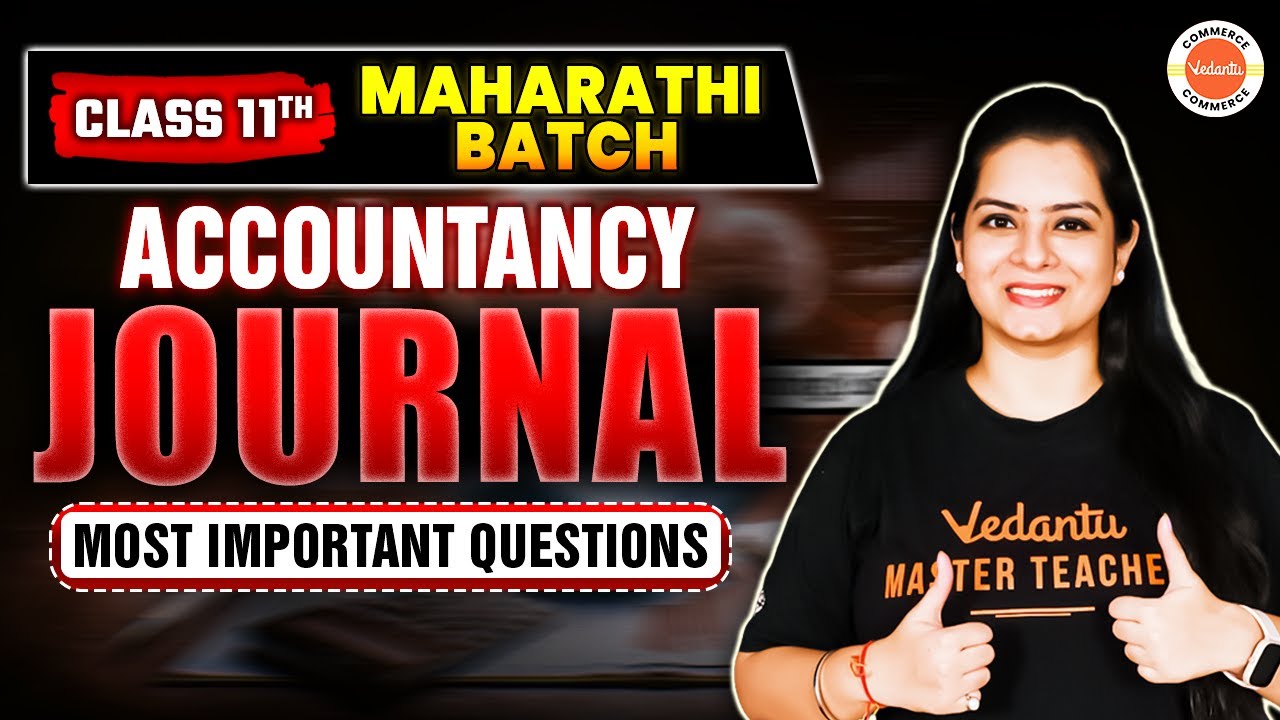 IMPORTANT QUESTIONS OF JOURNAL IN ONE VIDEO | CLASS 11 ACCOUNTANCY | RIDHI MA'AM