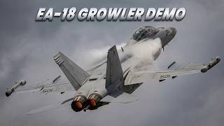 Navy EA-18 Growler Demo | Fast & Loud | USN VAQ-129 | The Great Tennessee Air Show 2025