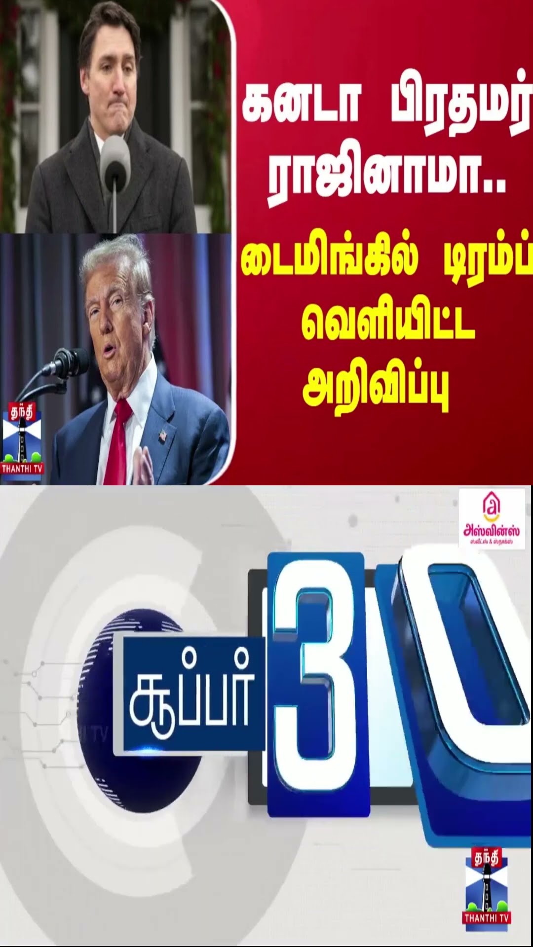 கனடா பிரதமர் ராஜினாமா...டைமிங்கில் டிரம்ப் வெளியிட்ட அறிவிப்பு