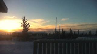 Winter Solstice 2013 - timelapse from the North looking south