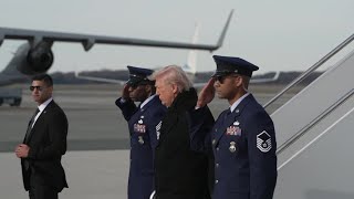 Trump, Hegseth arrive at Dover Air Force Base for dignified transfer of slain Iowa soldiers
