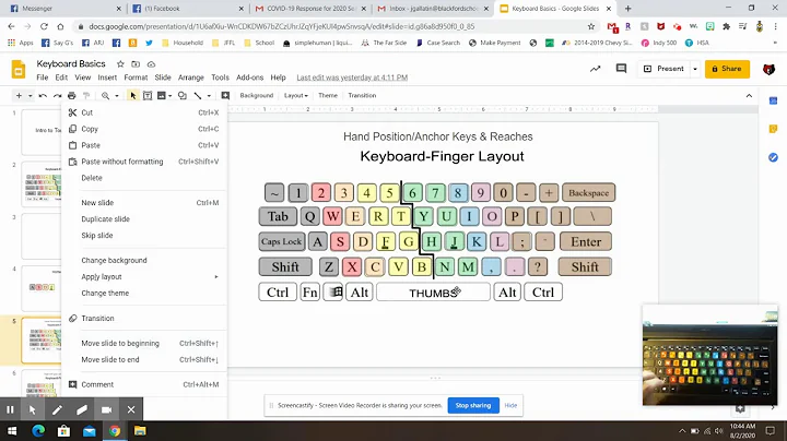 Intro to Touch Typing