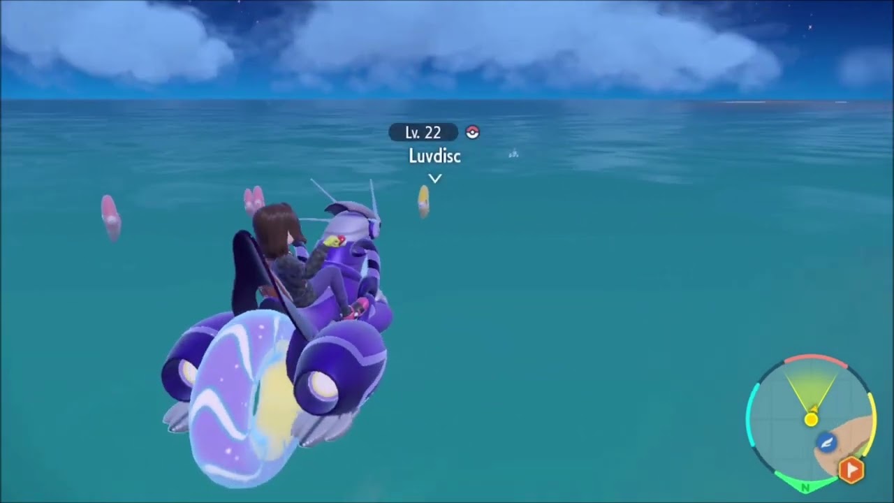 Pokémon Violet - Shiny Luvdisc After 11 Minutes (Shiny Charm)
