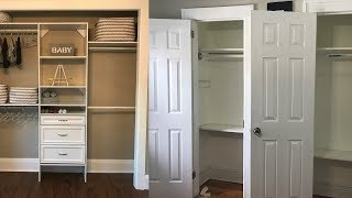 DYI: NURSERY ROOM CLOSET MAKEOVER