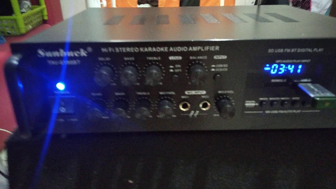 Amplifier no sound YouTube