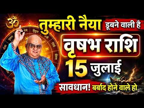 ⚠️ वृषभ राशि सावधान! 15 जुलाई को तुम्हारी नैया डूबने वाली है 😱 | वजह जानकर होश उड़ जाएंगे