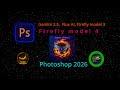 Compare Gemini 2.5, Flux AI, Firefly model 3, and Firefly 4 using same prompt in Photoshop.