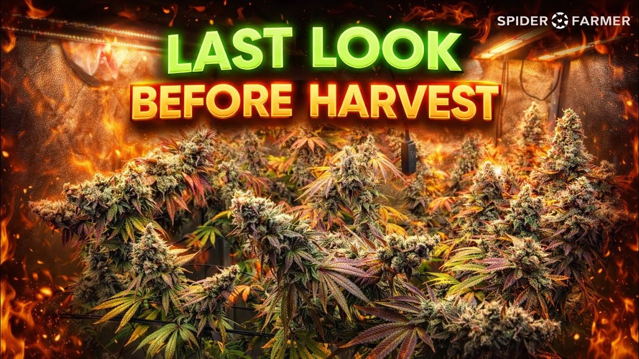 GIANT Blue Latuya FINAL FLOWER 😱 5 Gallon MONSTER Under Spiderfarmers SE-5000