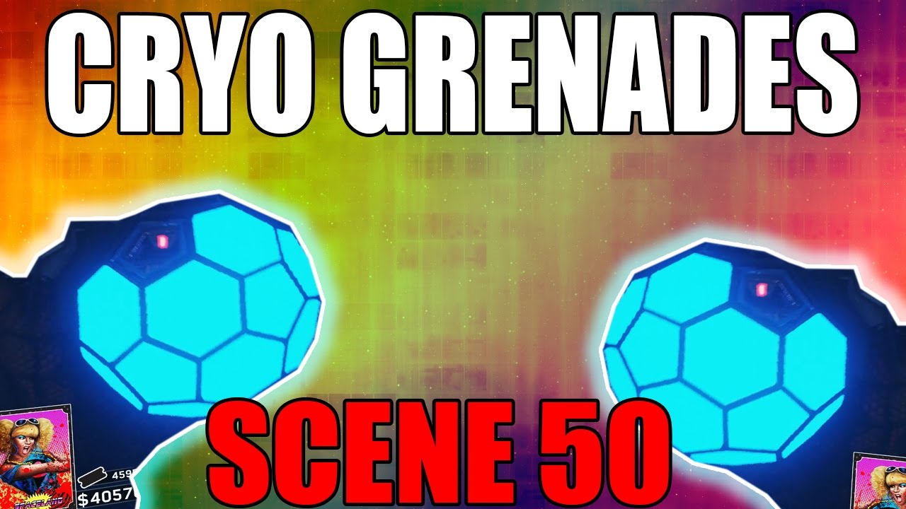 CRYO GRENADES ON ROUND 50 - "ZOMBIES IN SPACELAND" (Infinite Warfare)