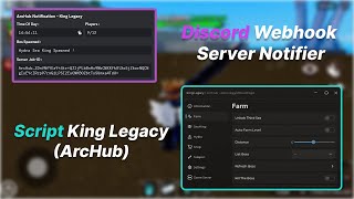 King Legacy Script (ArcHub) | Find the Best Servers with Webhooks Notifier on Discord News