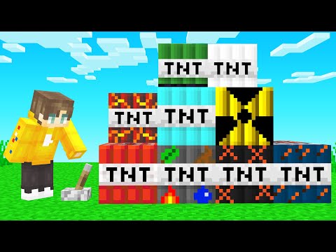 Minecraft But You Can Upgrade TNT…