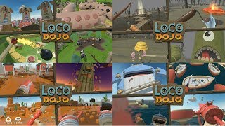 Loco Dojo VR - Juegos para Fiestas - Oculus Rift + Touch - VR GamePlay
Loco Dojo, nos sumerge en un peculiar mundo de madera en el que competiremos para superar las pruebas del gran maestro. Al igual que un juego de tablero, tendremos que ir avanzando por las casillas que nos darán premios o nos forzarán a llevar a cabo una prueba a realizar junto a nuestros rivales. Los 16 minijuegos que forman el título están pensados para utilizar nuestros controladores de movimiento de divertidas maneras, ya sea ordeñando cerdos, rompiendo huevos, golpeando erizos o lanzando galletas, entre otros.
El party game Loco Dojo se podran enfrentar hasta 4 jugadores, teniendo asi multijugador cruzado entre usuarios de la tienda de Oculus y Steam.
- Oculus Rift & Oculus Touch : https://www.youtube.com/playlist?list=PLc5U8RAJl2Xo4BOvTce8biSMDv55oqmDL
- Oculus Rift : https://www.youtube.com/playlist?list=PLc5U8RAJl2Xro45NBzP9gr7Wo3im0srKb
- Mi PC Para VR
- Oculus Rift CV1
- Oculus Rift DK2
- Oculus Touch
- CPU: Intel Core I7-6700K 4,20GHz
- PLACA: Z170A GAMING M7
- GPU: GEFORCE® GTX 980 GAMING 4G
- RAM: G.Skill Trident Z DDR4 2800 32GB
- SSD: Samsung 850 Evo SSD 500GB
- FUENTE: AeroCool Templarius 850W 80 Plus Silver
¿No lo olvides si te gusto el video? - Dale LiKe o Suscríbete
- Sígueme en Twitter -
- @lucio1976 https://twitter.com/lucio1976
- Facebook -
- https://www.facebook.com/profile.php?id=100010529882131
- Google+ -
- https://plus.google.com/+EckosGamerVR
- Google+ Comunidad Virtual Reality Spain -
- https://plus.google.com/communities/105040108638978865548
- Instagram -
- https://instagram.com/luciorecaj/
#OculusRift
#OculusTouch
#VirtualReality
#RealidadVirtual
#VR
#VRGamePlay
#LocoDojo Loco Dojo VR - Juegos para Fiestas - Oculus Rift + Touch - VR GamePlay