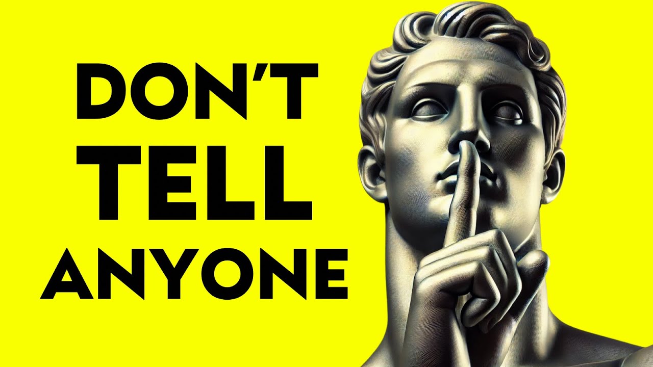PRIVATE Things You Should NEVER Expose To Others (STOICISM) - YouTube