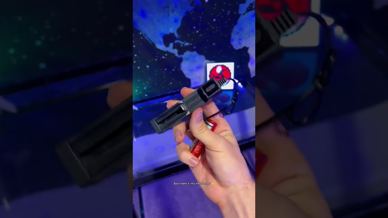 Вот как заряжается лазер