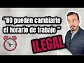 MODIFICACIÓN SUSTANCIAL: Cambio del Horario de trabajo -Vete con INDEMNIZACIÓN y PARO|  UN TÍO LEGAL