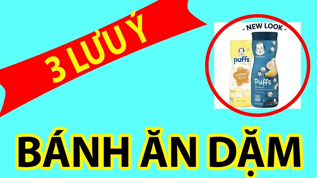 Lưu ý khi cho bé ăn bánh gạo ăn dặm