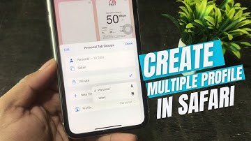 How to Create Multiple Profile in Safari iPhone iOS 17