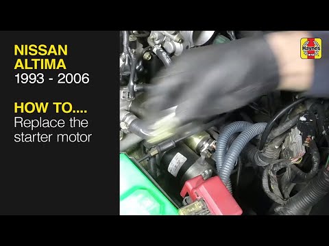 Video How to Replace the starter motor on the Nissan Altima... - youtube