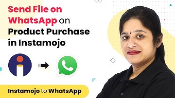Instamojo WhatsApp Automation: Send File on WhatsApp on Product Purchase in Instamojo