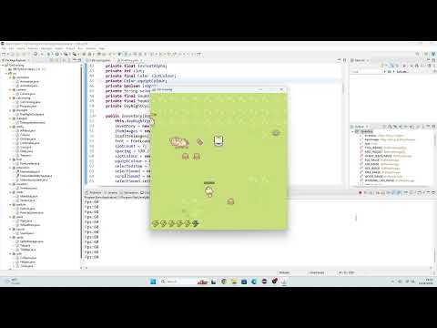 2D Tile Based Java Swing Game (Scrolling inventory)