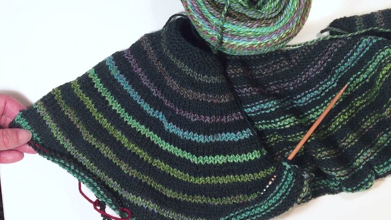 トップス YOKE Connecting Cardigan Separating the yoke of top down knitted cardigan sweater Spoke