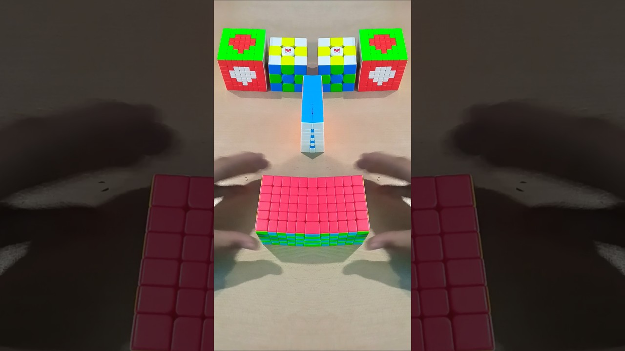 Мой кубик 6x6 затерялся в эффекте, вот что получилось 😔!!! 