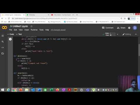 Hashing Python Program