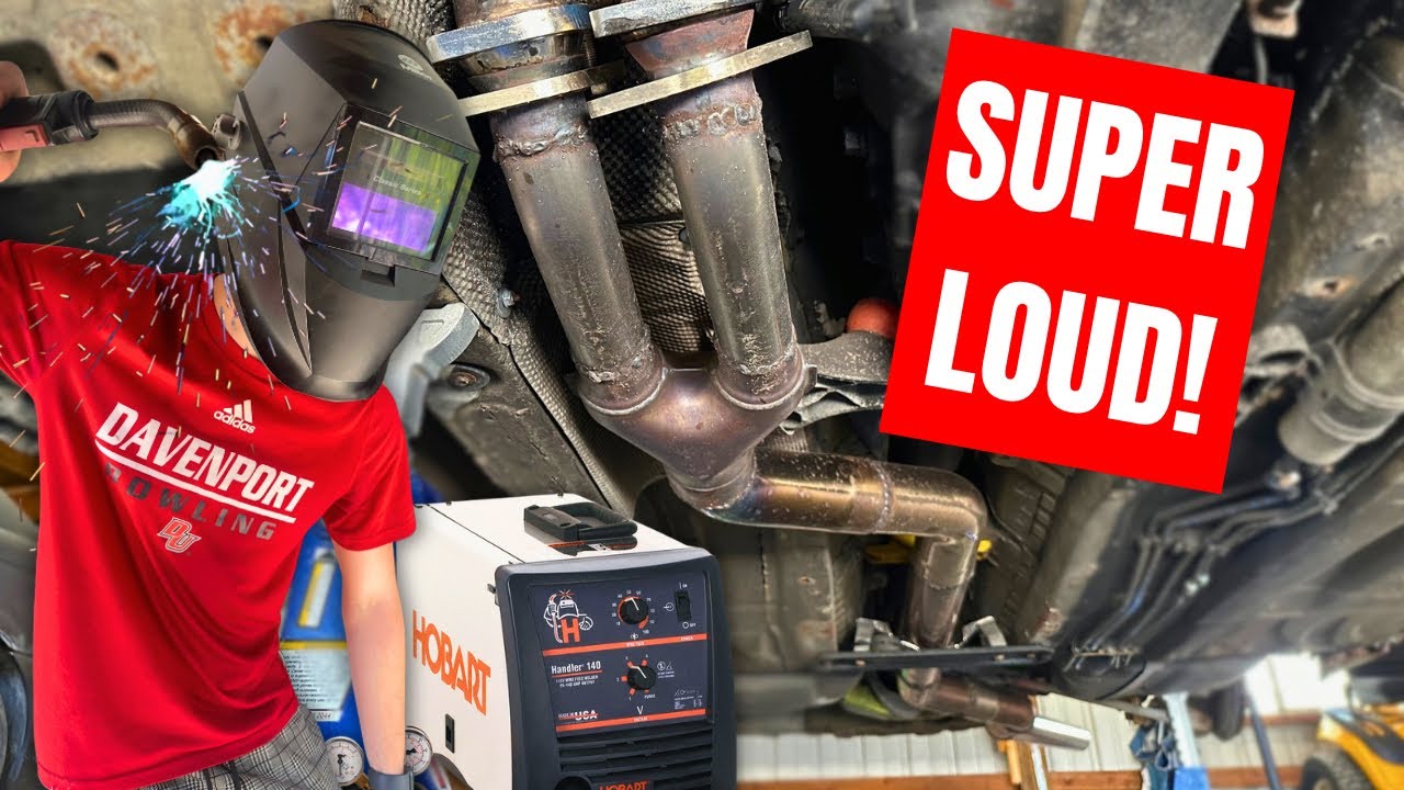 Лучшая выхлопная система для BMW E46! | Сварка нержавеющей стали методом MIG с использованием при...