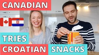 Trying Croatian Snacks & Candy (Tasting Popular SnackFoods With My Croatian Husband)