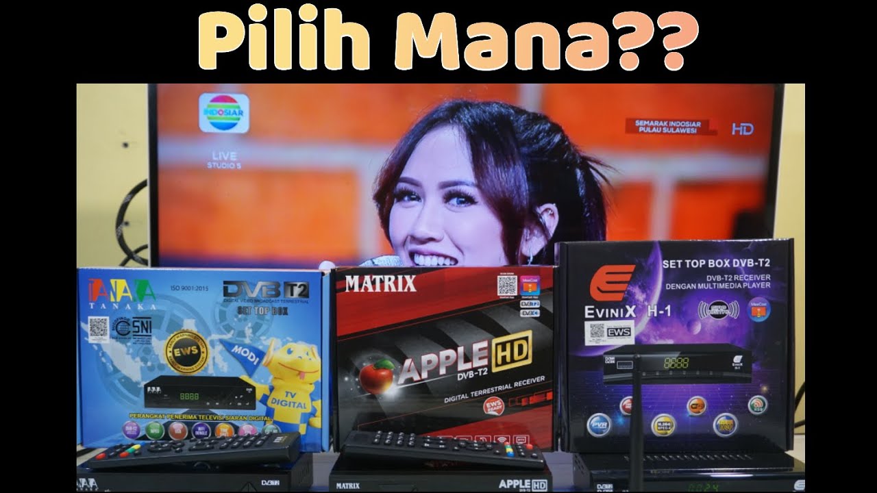 Matrix Apple HD EVINIX H1 Tanaka Mana Terbaik? #cara settingtvanalogkedigital #set top box matrix