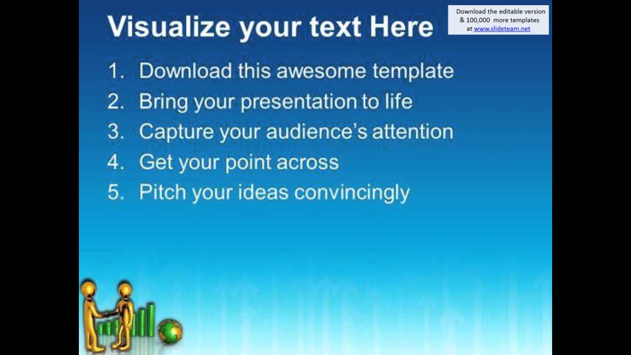 shake hands with clients for financial growth powerpoint templates ppt ...
