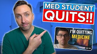 QUITTING Medical School for YouTube